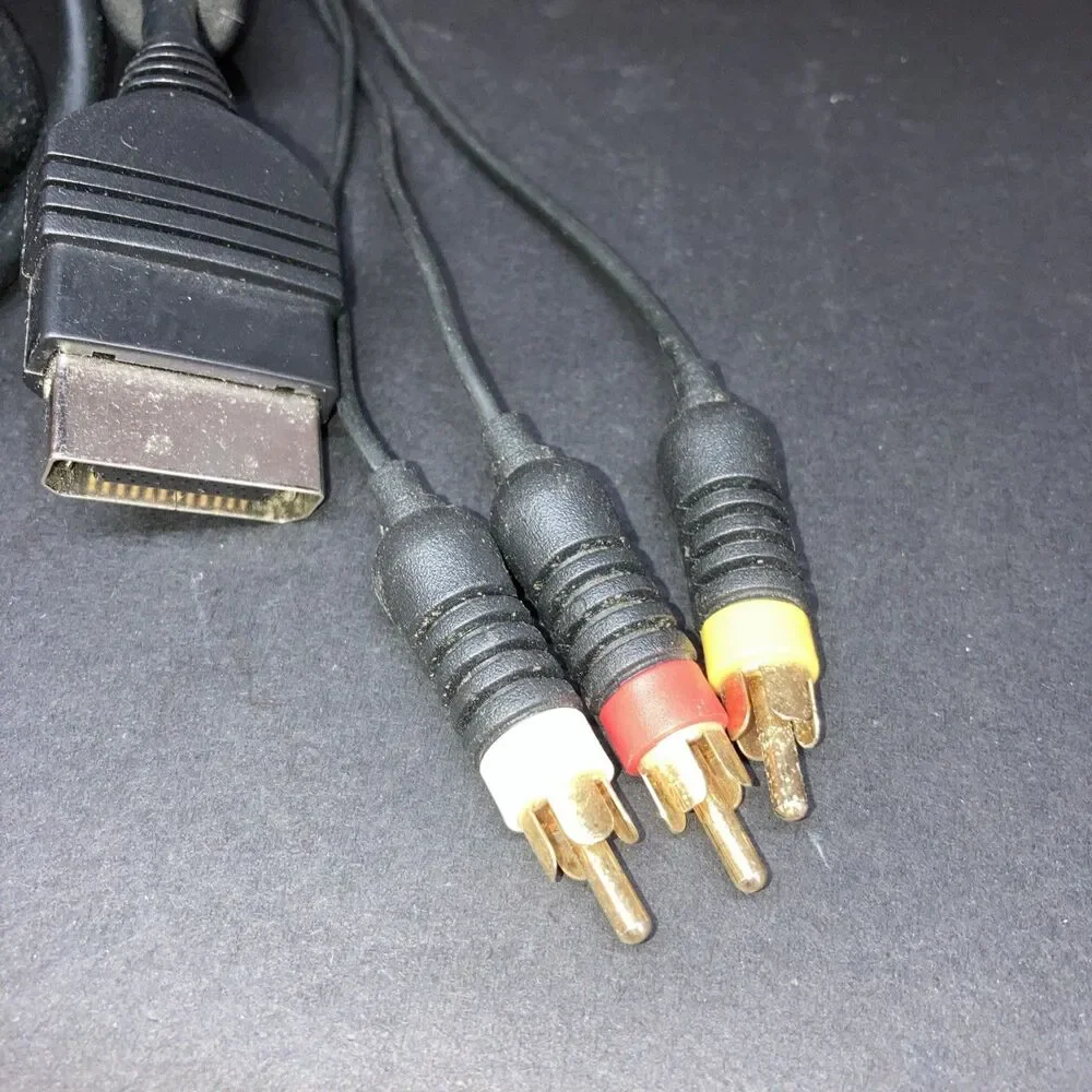 Original Xbox AV LEAD - Composite RCA Audio Video Cable for Classic Console